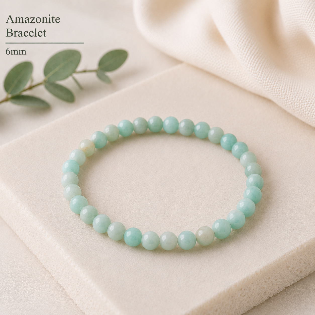 Amazonite Bracelet 6mm